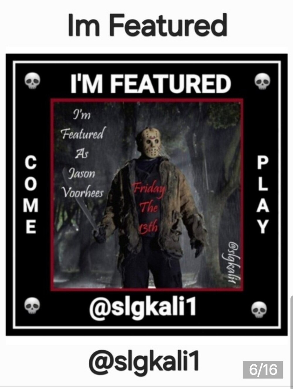I am Featured as Jason Today!